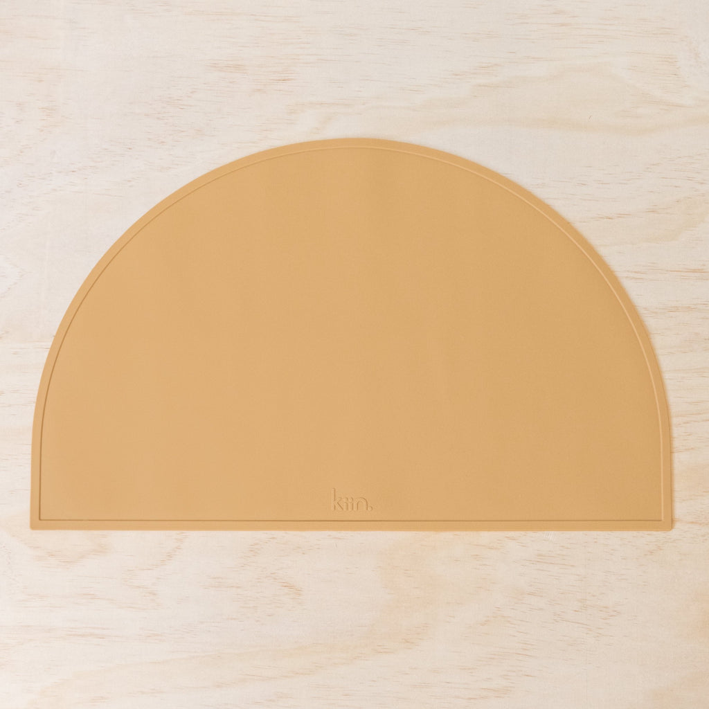 Silicone Placemat - Tan - hellojoebaby